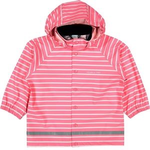 POLARN O. PYRET CLASSIC STRIPE RAIN JACKET